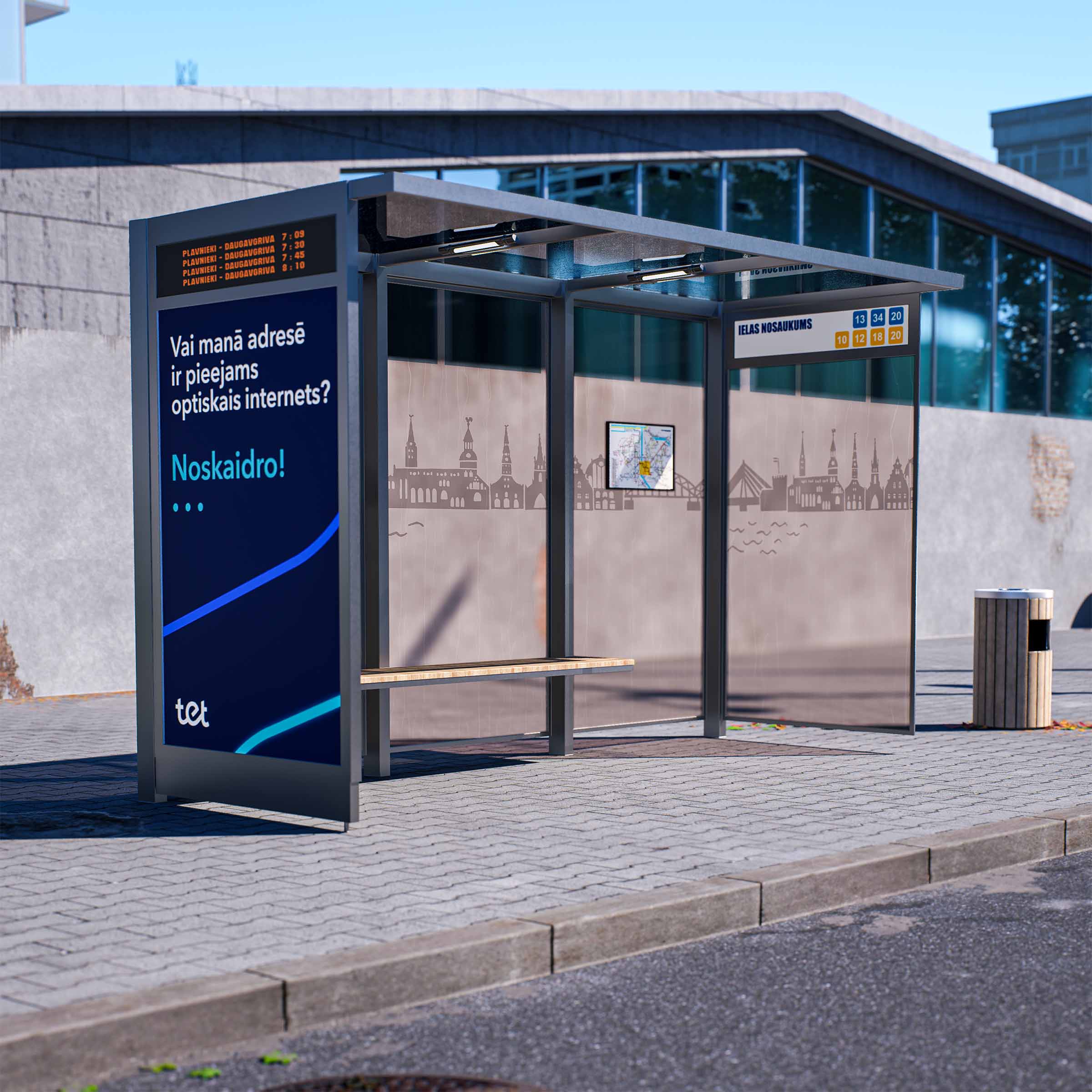 Bus Shelter OSLO L-Size