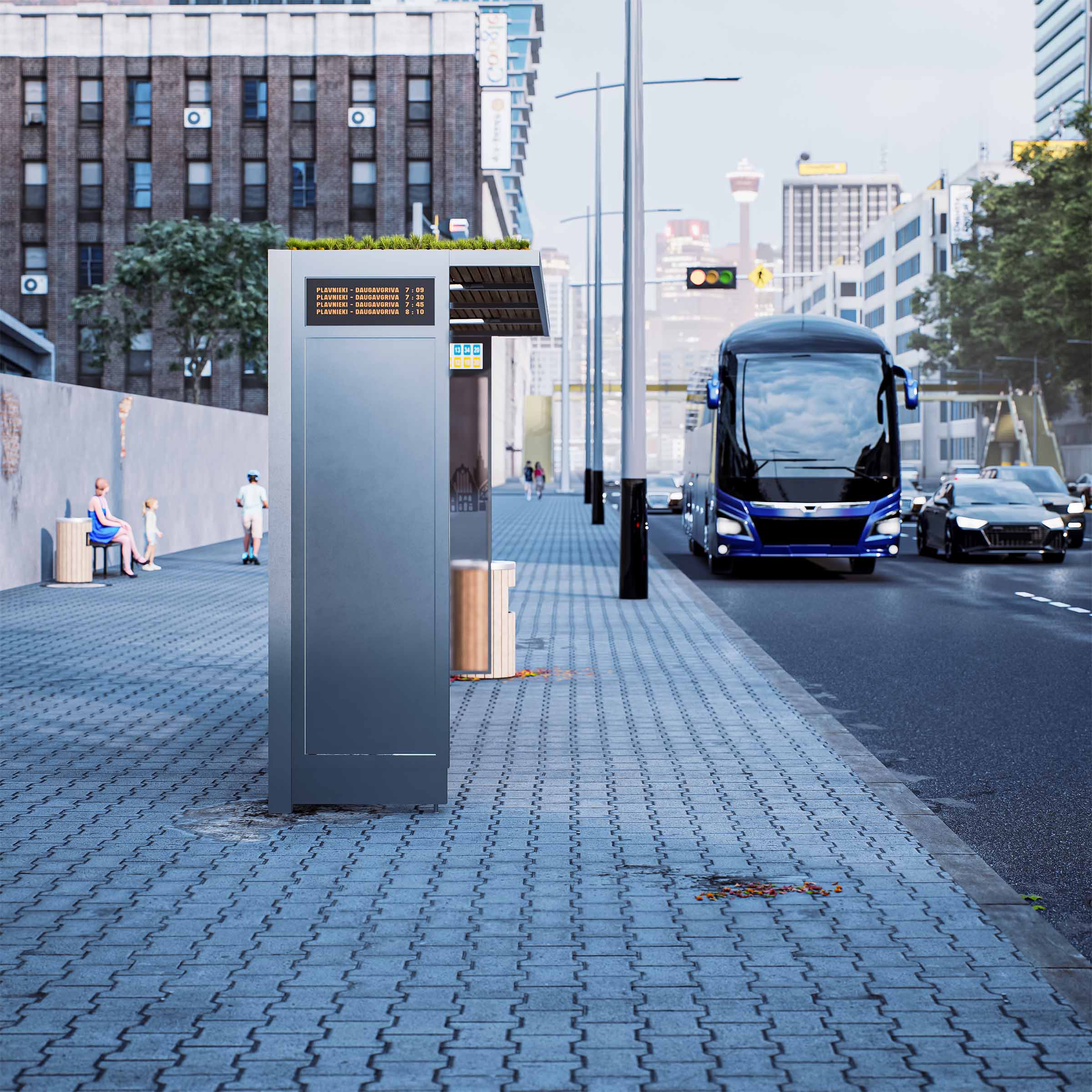 Bus Shelter OSLO M-Size